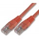 0.2m Orange Cat 5e / Ethernet Patch Lead